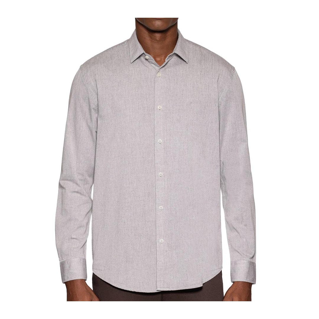 Camisa Aramis Manga Longa Slim 02.1218 Charuto