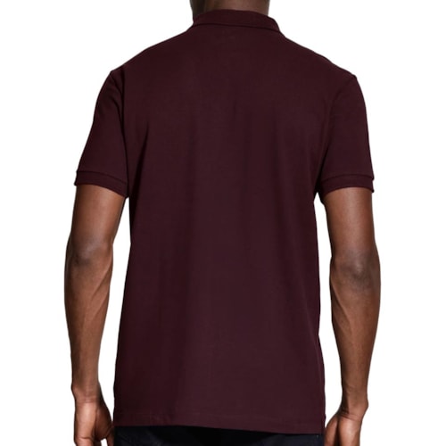 Detalhe - Camisa Aramis Polo 10.0280 Bordeaux