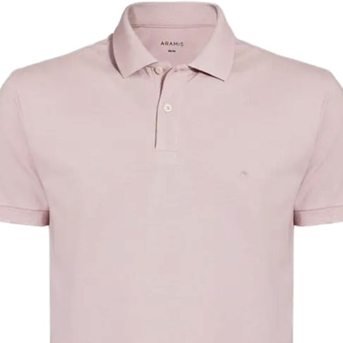 Detalhe - Camisa Aramis Polo 10.0280 Rosa Seco