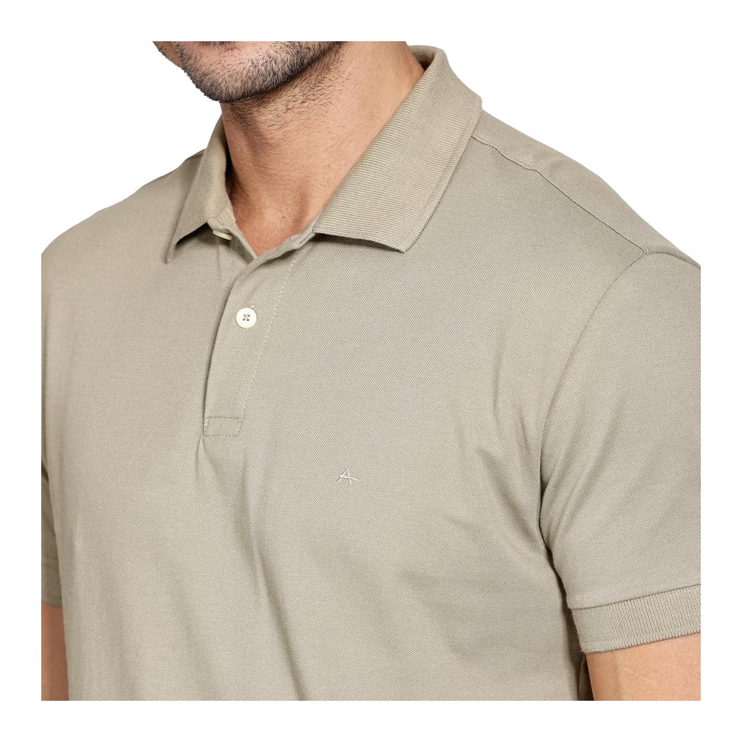 Camisa Aramis Polo Piquet 10.0029 Palha Camisa Aramis Polo Piquet 10.0029 Palha