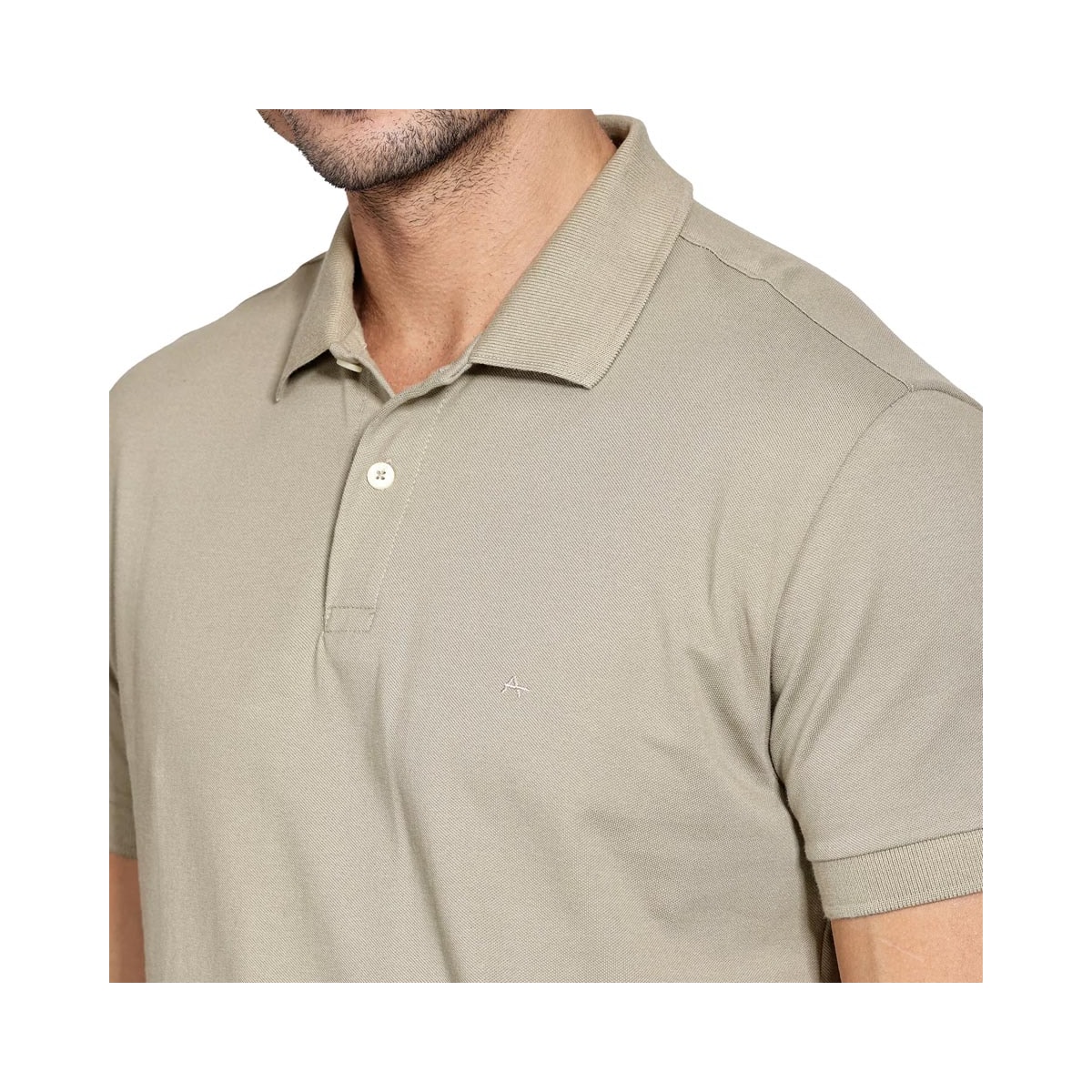 Camisa Aramis Polo Piquet 10.0029 Palha Camisa Aramis Polo Piquet 10.0029 Palha
