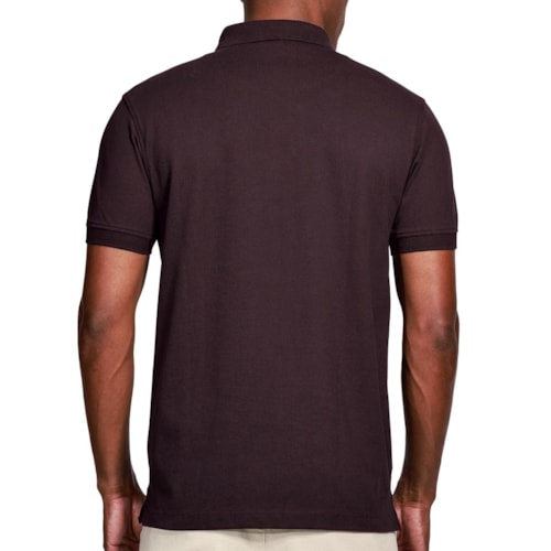 Detalhe - Camisa Aramis Polo Sem Bolso 01.2244 Bordeaux