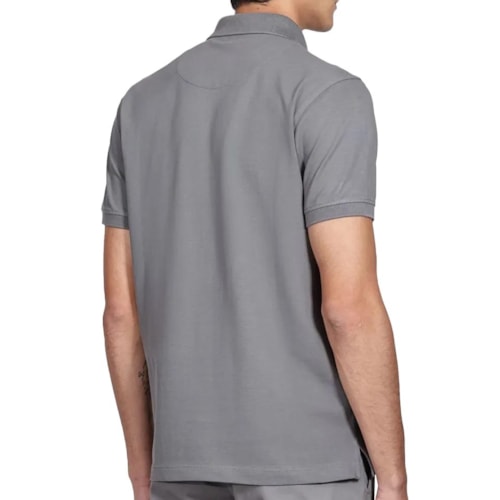 Detalhe - Camisa Aramis Polo Sem Bolso 01.2244 Cinza Grafite