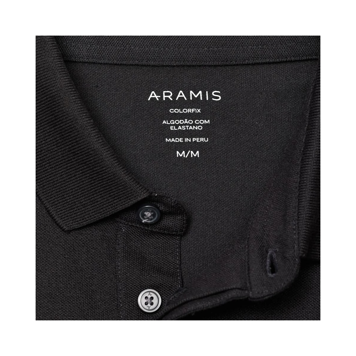 Camisa Aramis Polo Sem Bolso 01.2244 Preto Camisa Aramis Polo Sem Bolso 01.2244 Preto