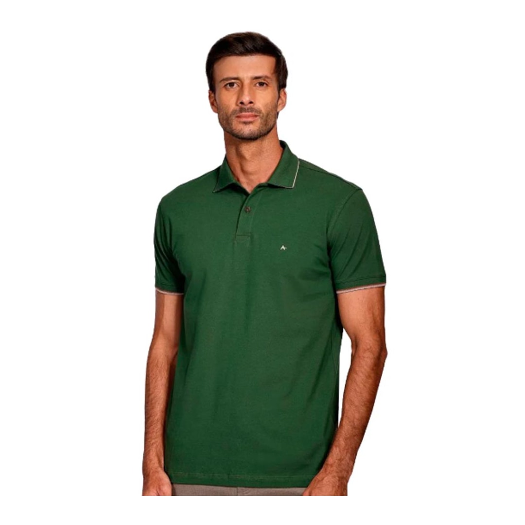 Camisa Aramis Polo Sem Bolso 10.0255 Verde Musgo Camisa Aramis Polo Sem Bolso 10.0255 Verde Musgo