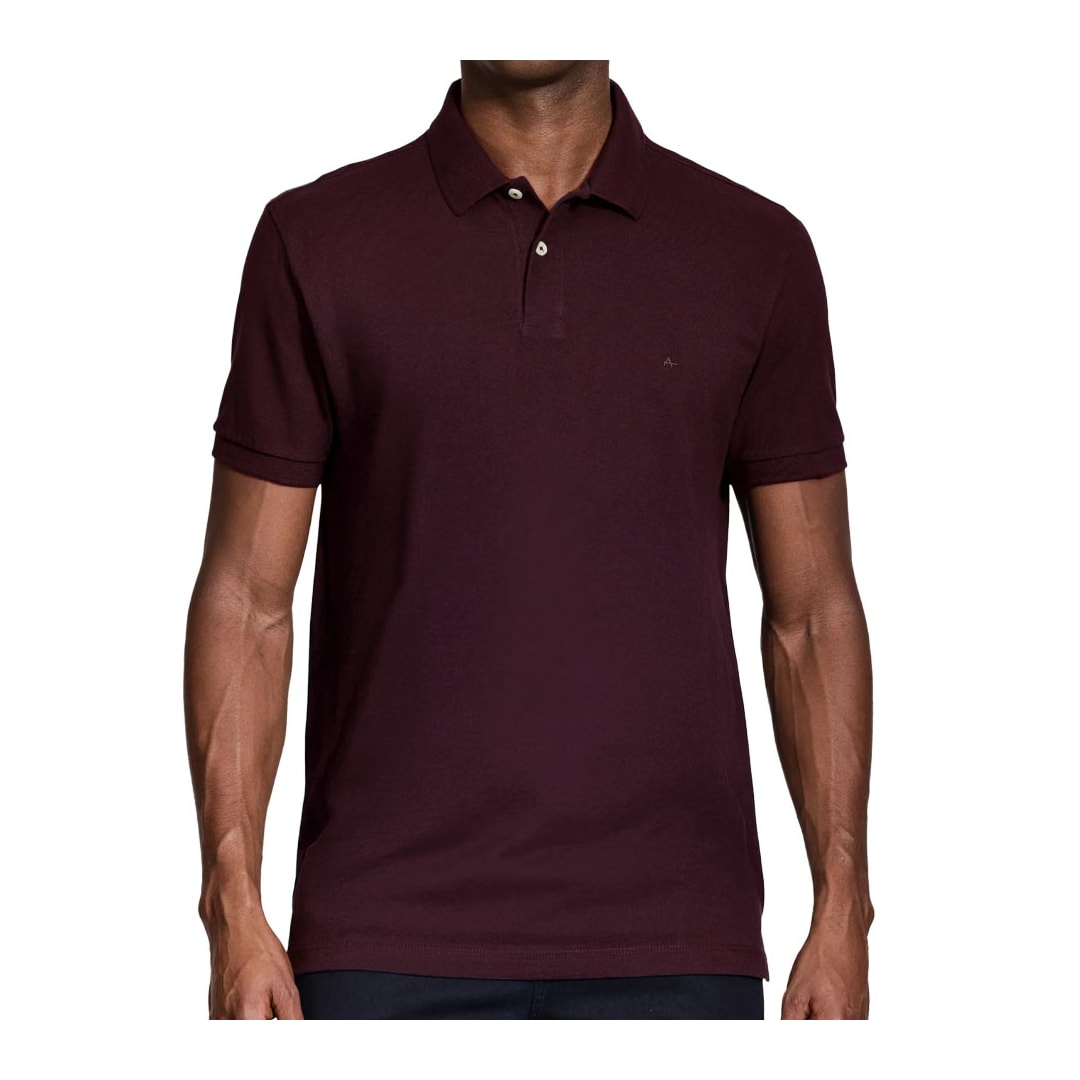 Camisa Aramis Polo Sem Bolso 10.0280 Bordeaux Camisa Aramis Polo Sem Bolso 10.0280 Bordeaux