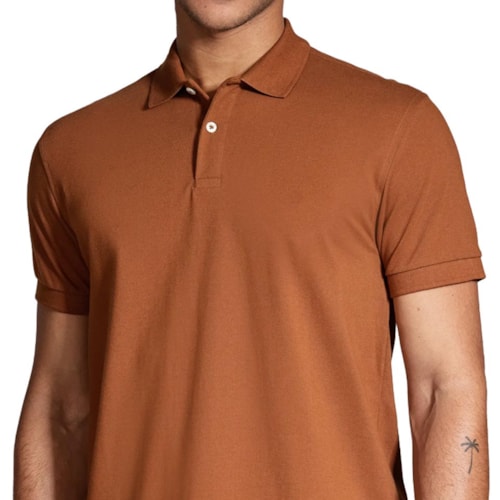 Detalhe - Camisa Aramis Polo Sem Bolso 10.0280 Ferrugem