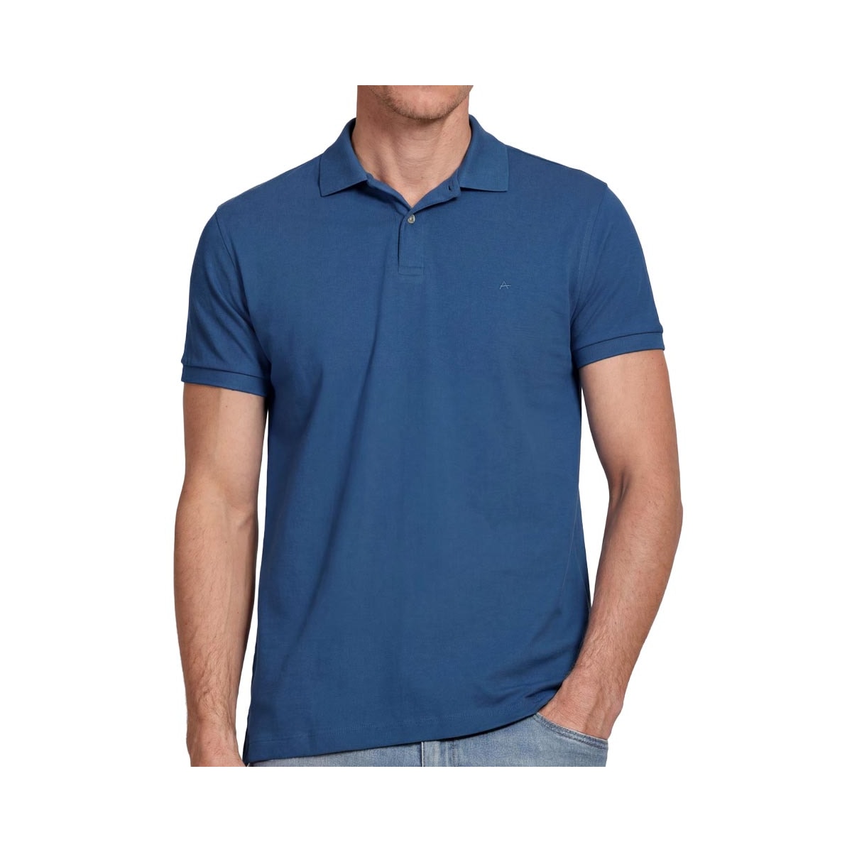 Camisa Aramis Polo Sem Bolso 10.0280 Indigo Camisa Aramis Polo Sem Bolso 10.0280 Indigo