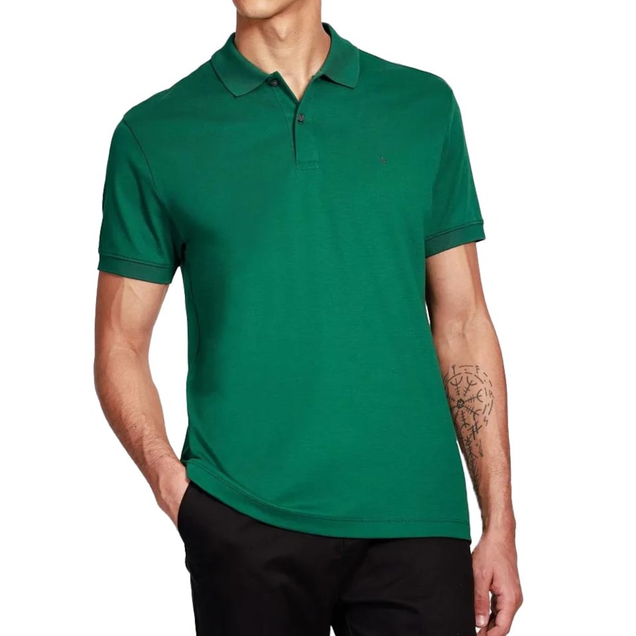 Camisa Aramis Polo Sem Bolso 10.0280 Verde Amazonia Camisa Aramis Polo Sem Bolso 10.0280 Verde Amazonia