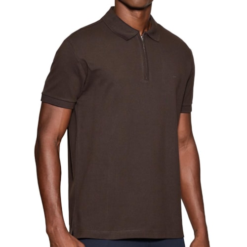 Camisa Aramis Polo Sem Bolso 10.0282 Cafe
