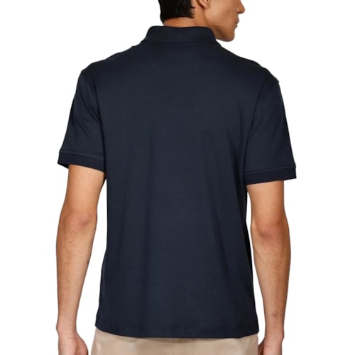 Detalhe - Camisa Aramis Polo Sem Bolso 10.0282 Marinho
