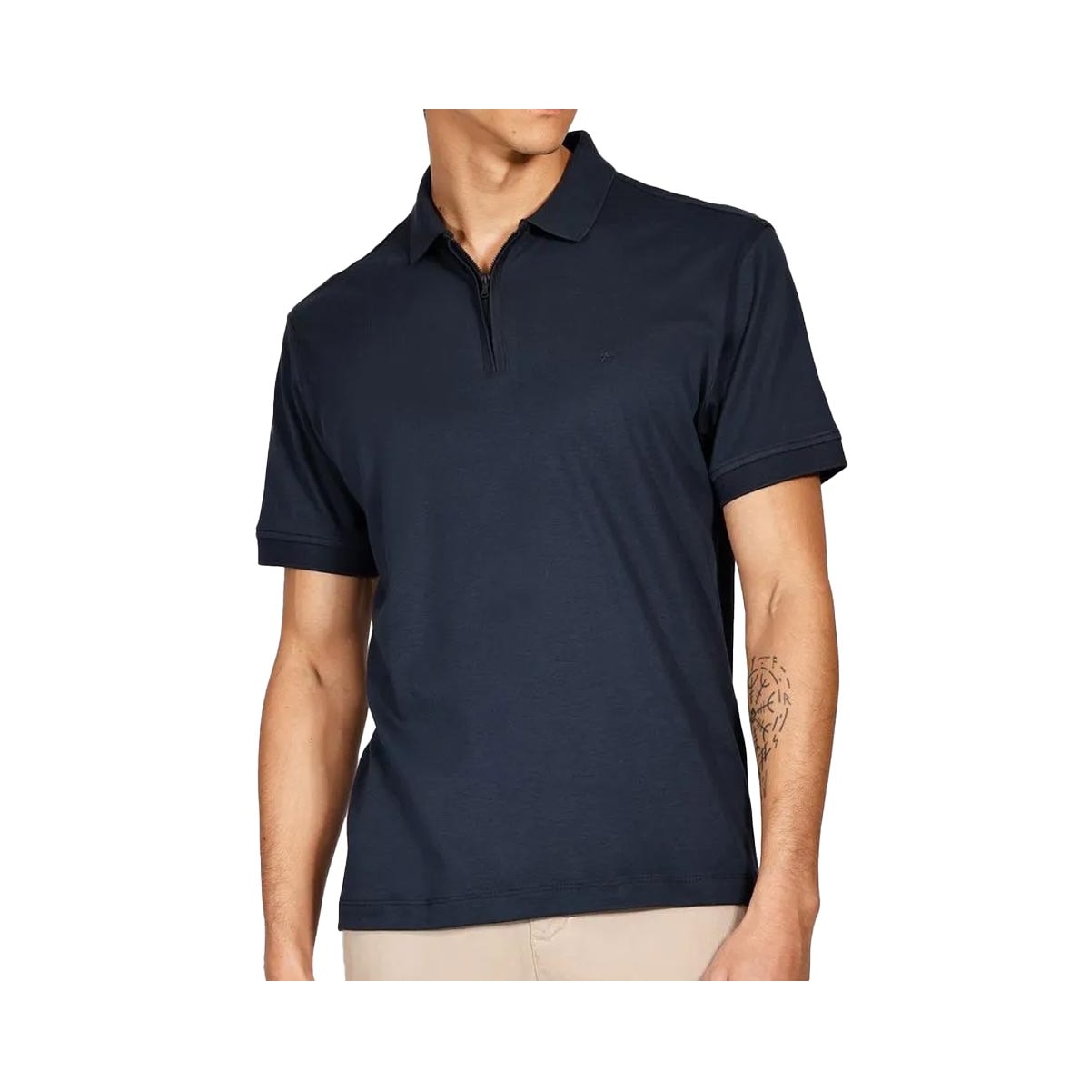 Camisa Aramis Polo Sem Bolso 10.0282 Marinho Camisa Aramis Polo Sem Bolso 10.0282 Marinho