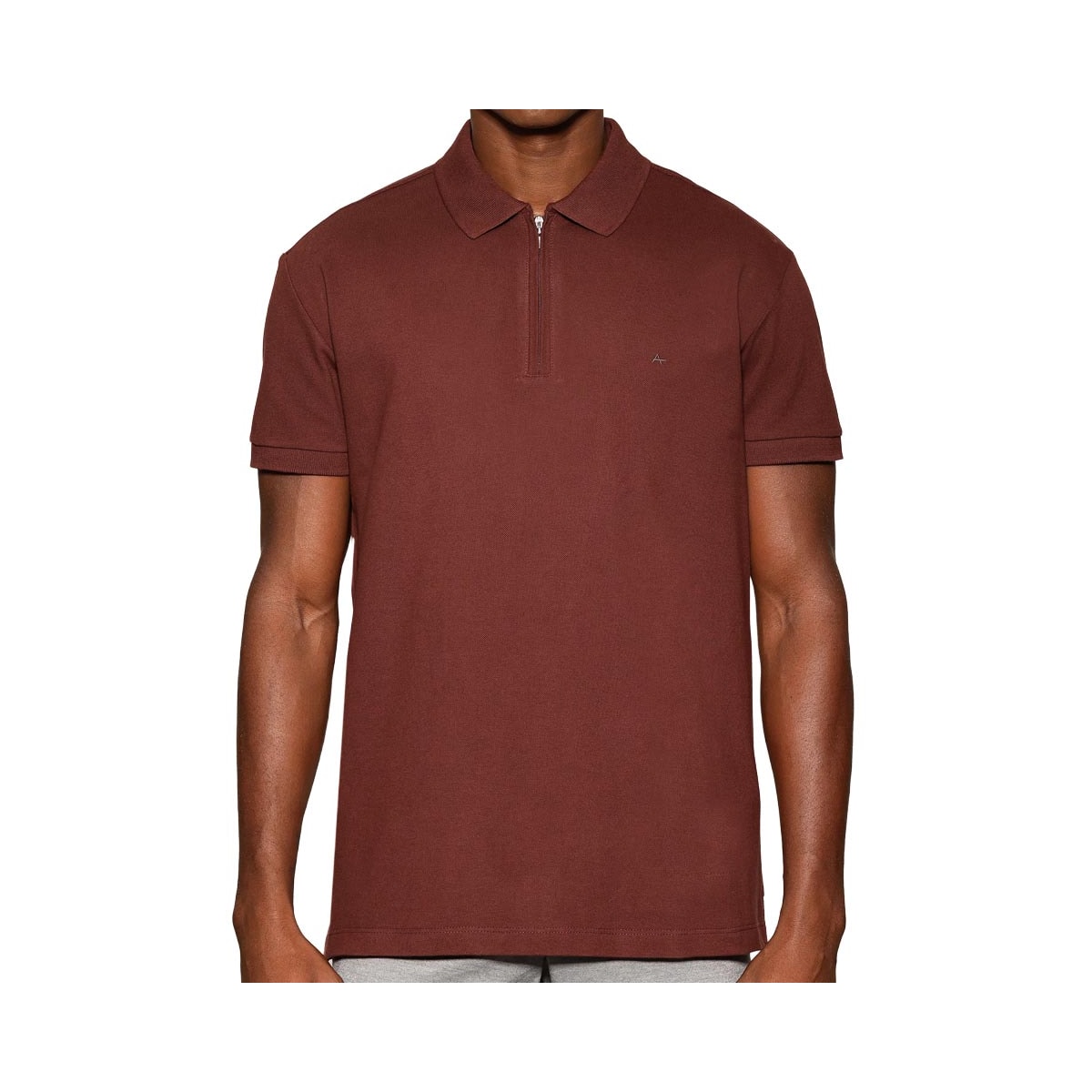 Camisa Aramis Polo Sem Bolso 10.0282 Merlot Camisa Aramis Polo Sem Bolso 10.0282 Merlot