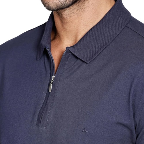 Detalhe - Camisa Aramis Polo Sem Bolso 10.0282 Navy