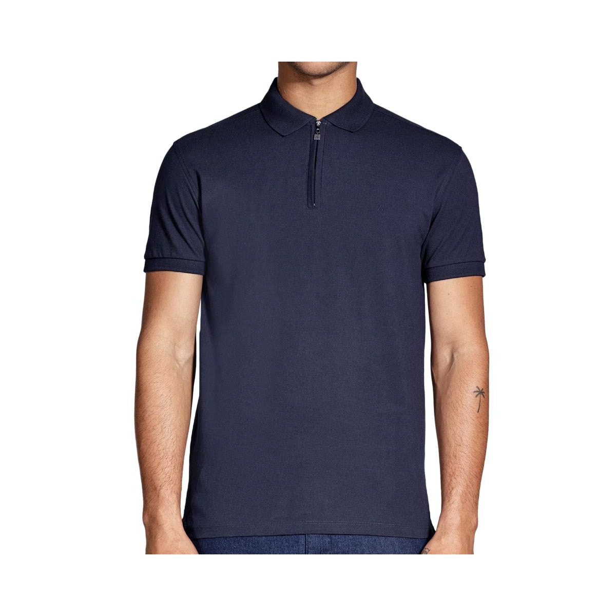 Camisa Aramis Polo Sem Bolso 10.0282 Navy Camisa Aramis Polo Sem Bolso 10.0282 Navy