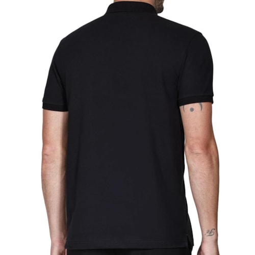 Detalhe - Camisa Aramis Polo Sem Bolso 10.0282 Preto