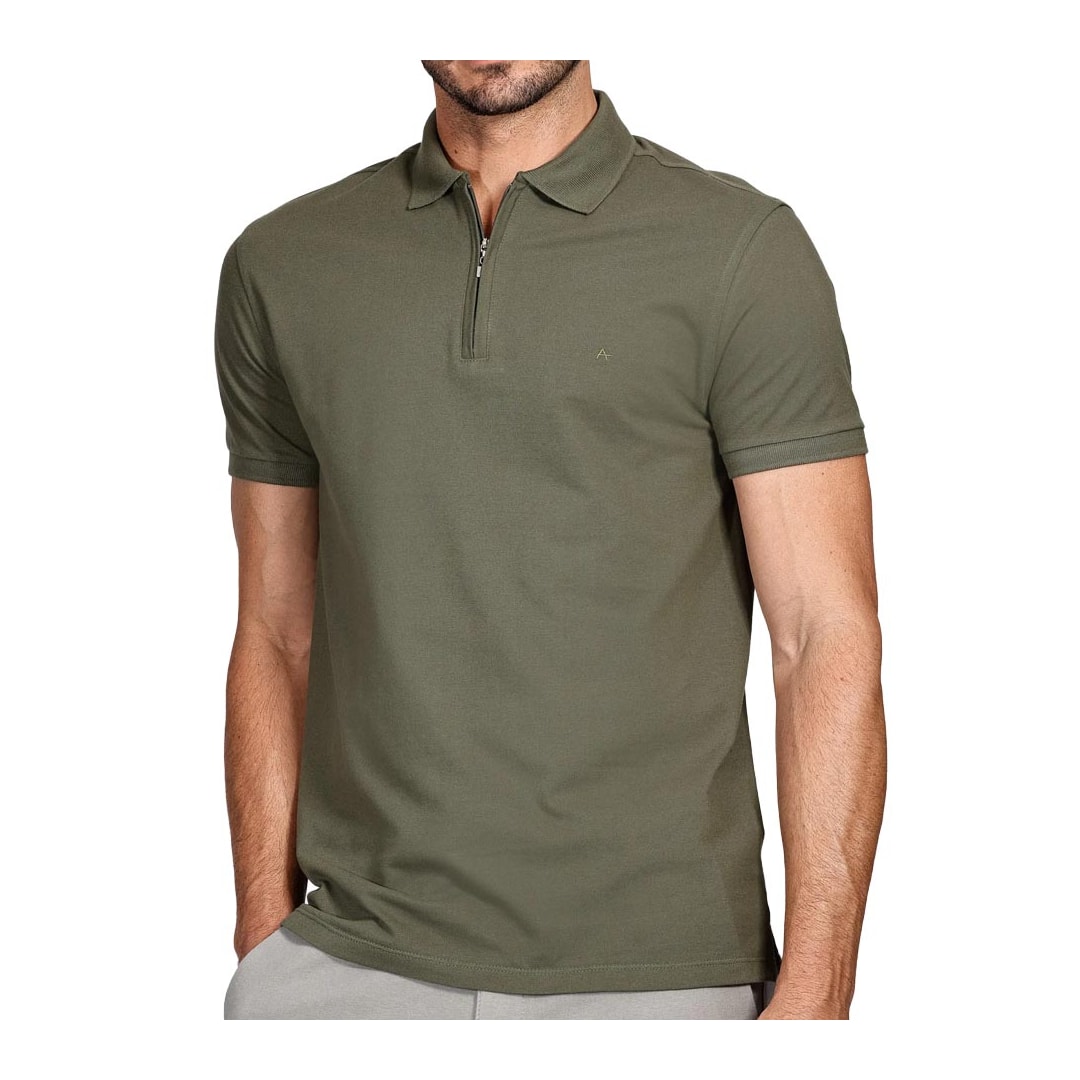 Camisa Aramis Polo Sem Bolso 10.0282 Verde Militar
