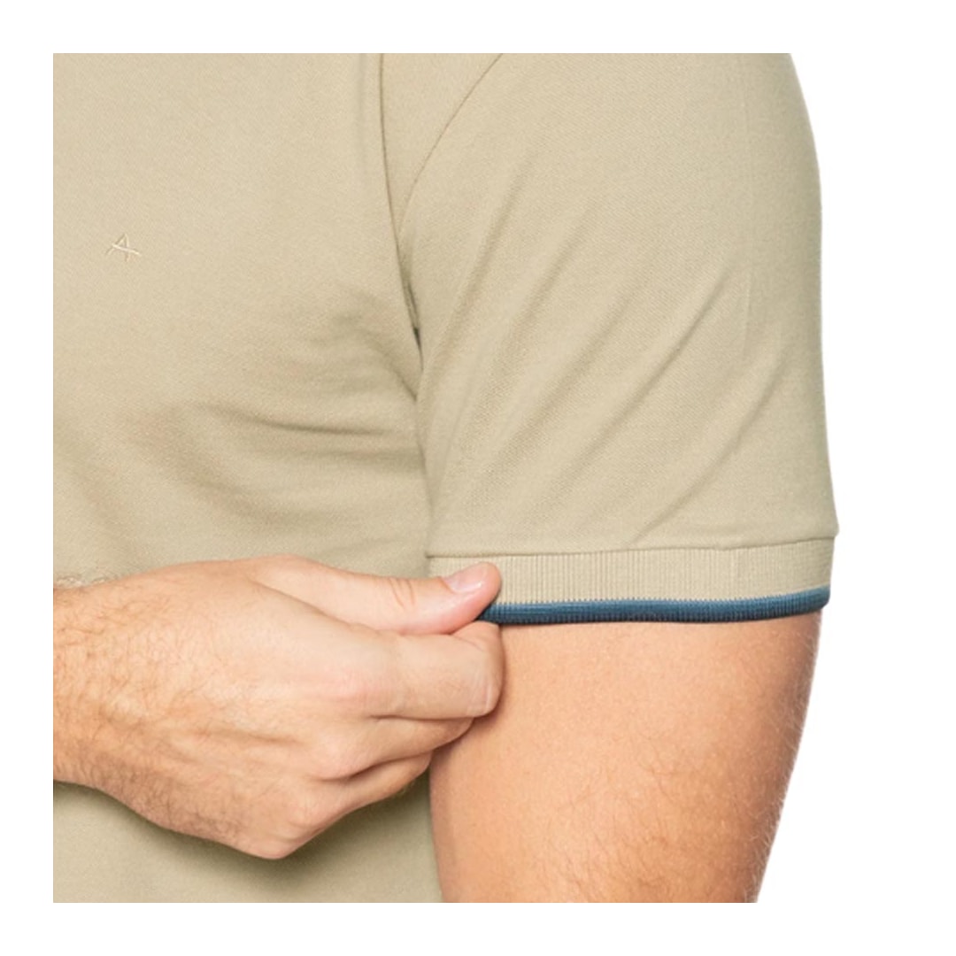 Camisa Aramis Polo Sem Bolso 10.0283 Amendoa