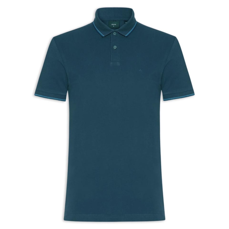 Camisa Aramis Polo Sem Bolso 10.0283 Azul Petroleo Camisa Aramis Polo Sem Bolso 10.0283 Azul Petroleo