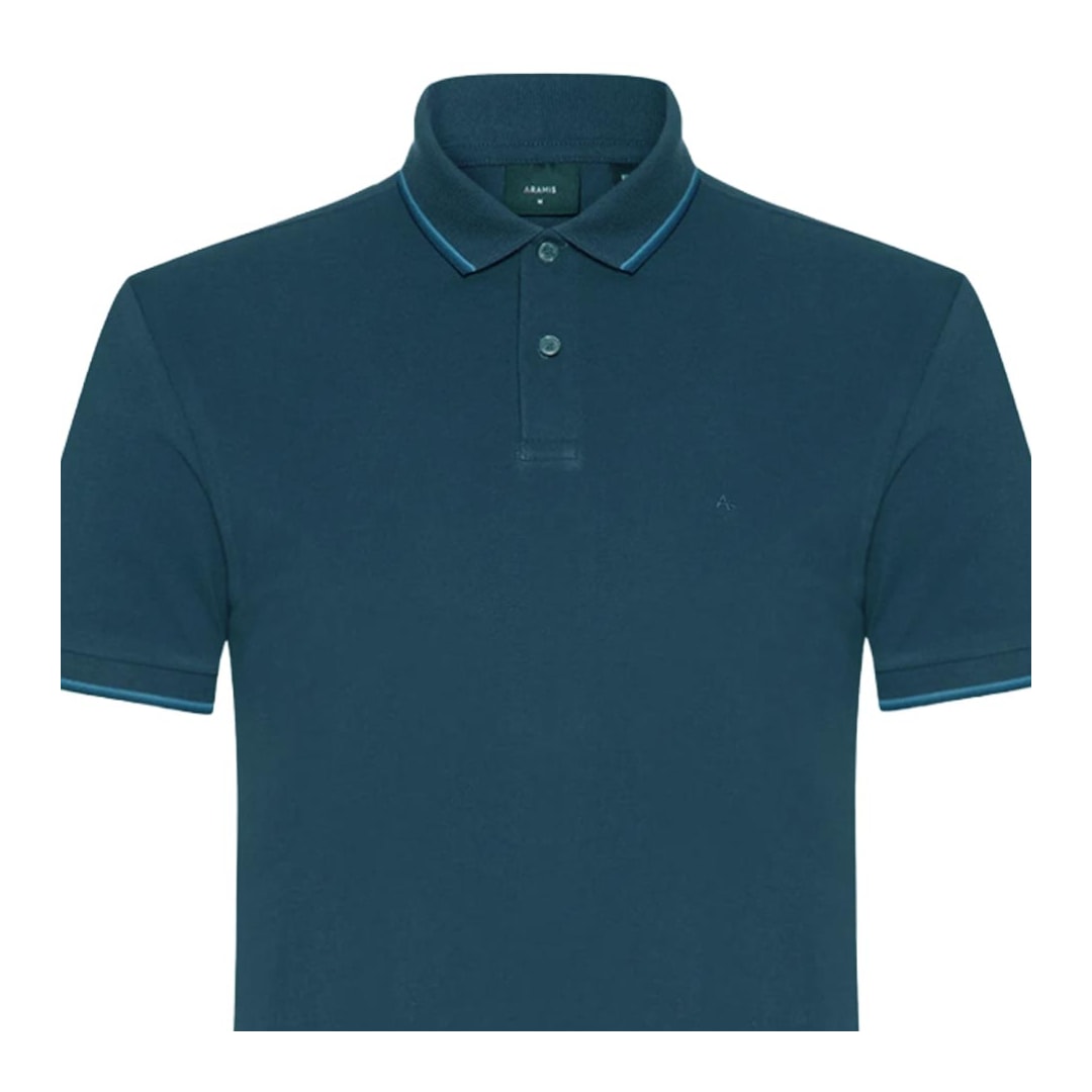 Camisa Aramis Polo Sem Bolso 10.0283 Azul Petroleo Camisa Aramis Polo Sem Bolso 10.0283 Azul Petroleo