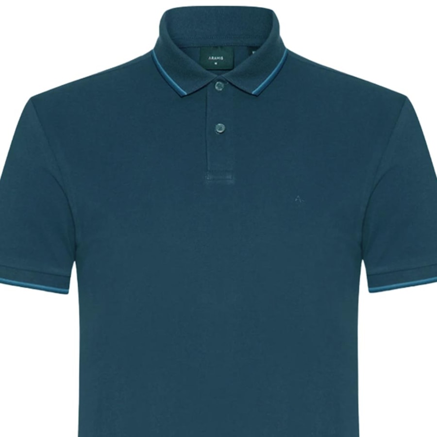 Camisa Aramis Polo Sem Bolso 10.0283 Azul Petroleo Camisa Aramis Polo Sem Bolso 10.0283 Azul Petroleo