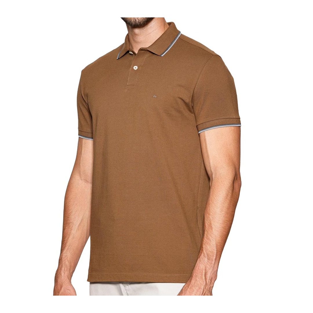 Camisa Aramis Polo Sem Bolso 10.0283 Charuto