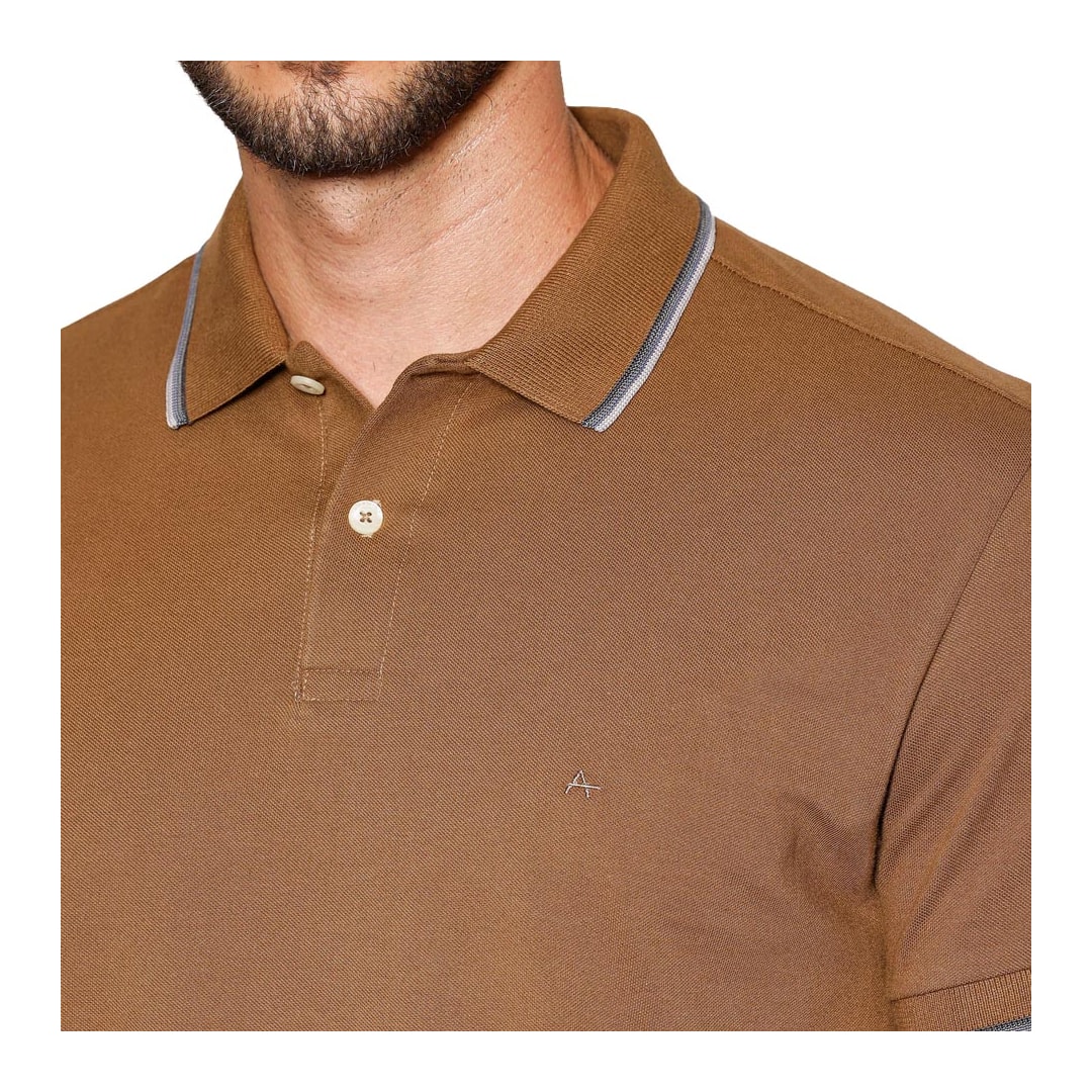 Camisa Aramis Polo Sem Bolso 10.0283 Charuto