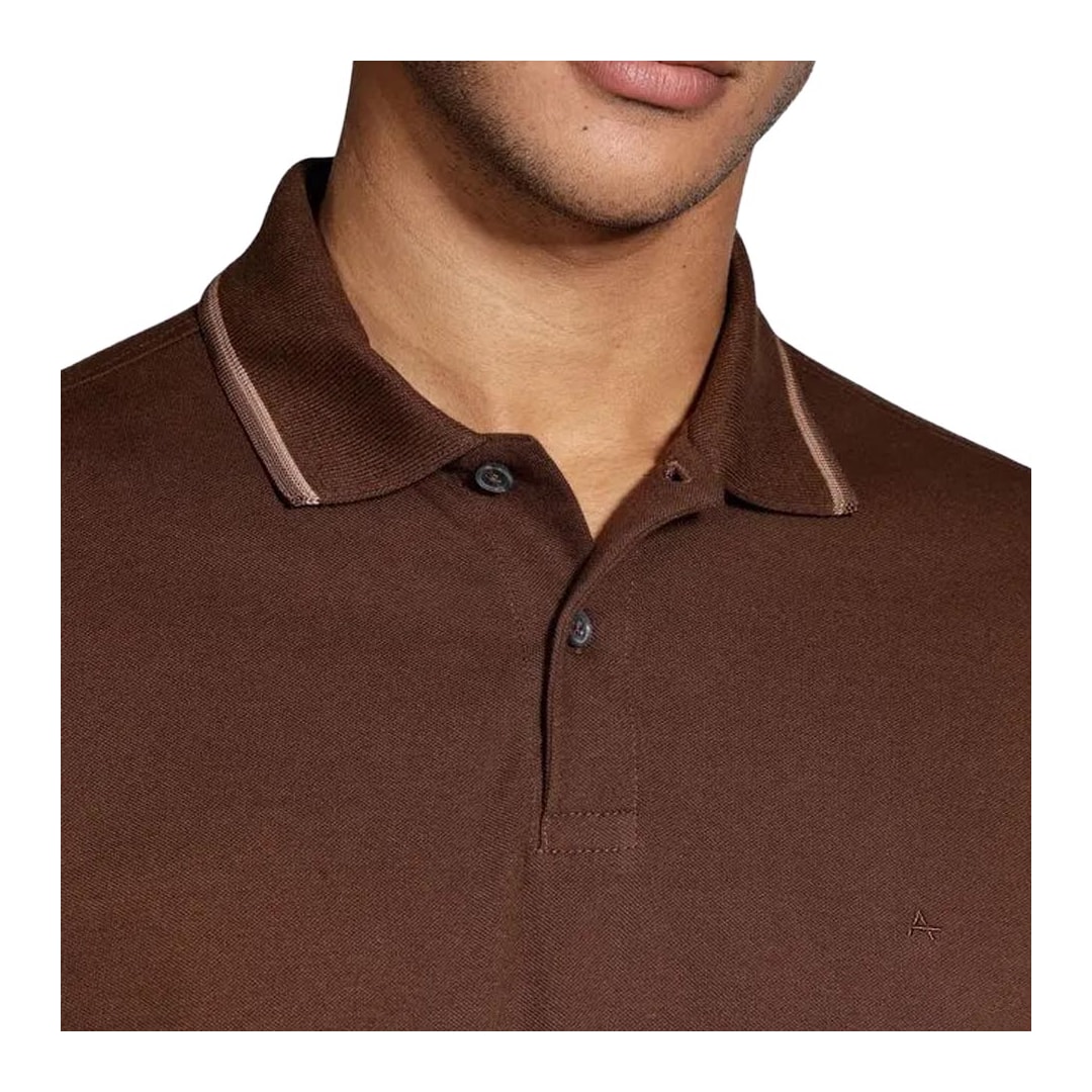 Camisa Aramis Polo Sem Bolso 10.0283 Chocolate Camisa Aramis Polo Sem Bolso 10.0283 Chocolate