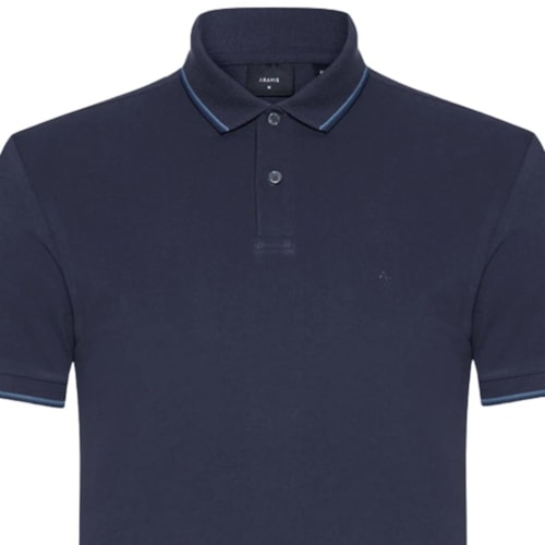 Detalhe - Camisa Aramis Polo Sem Bolso 10.0283 Marinho