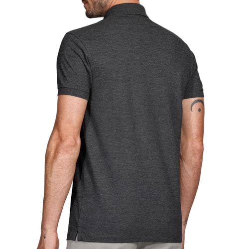Detalhe - Camisa Aramis Polo Sem Bolso 10.0299 Grafite Mescla