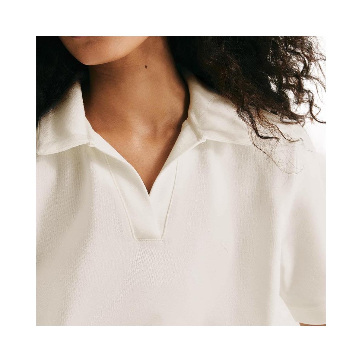 Camisa Hering Polo Feminina Malha Piquet 4H7h Off