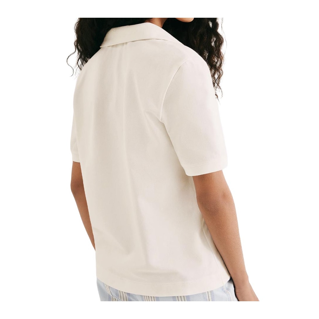 Camisa Hering Polo Feminina Malha Piquet 4H7h Off
