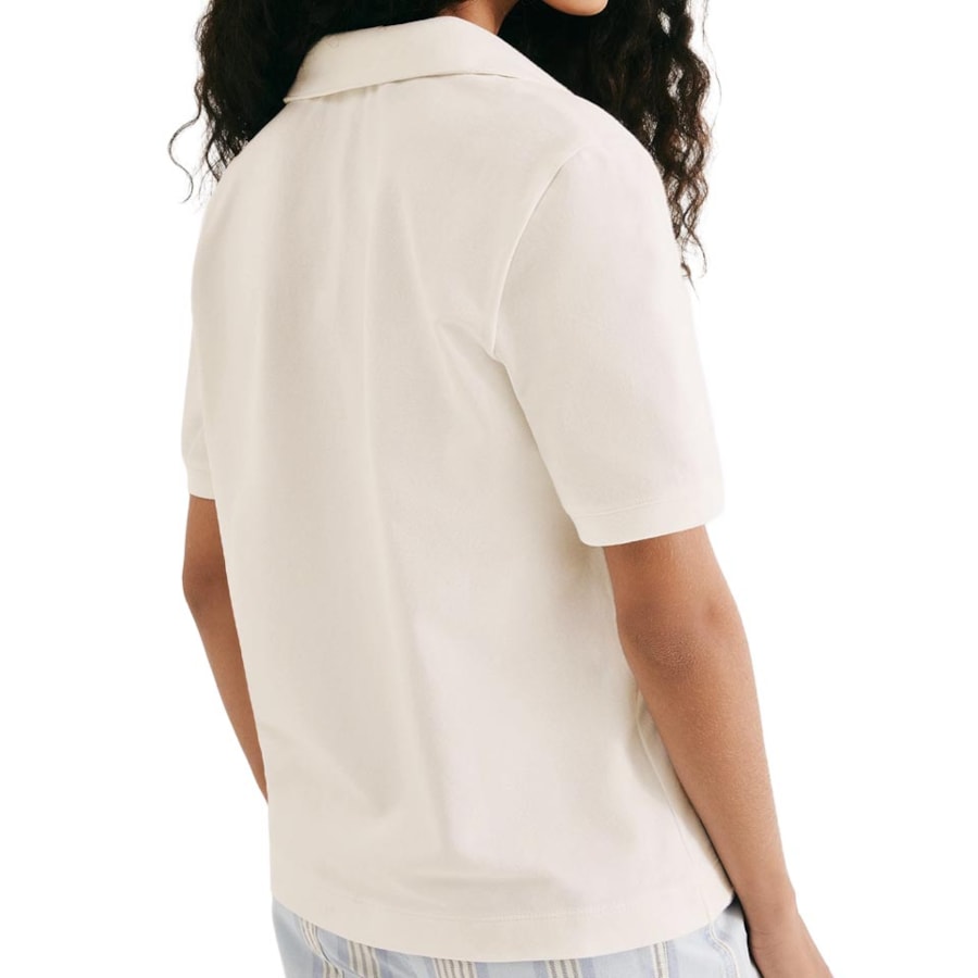 Camisa Hering Polo Feminina Malha Piquet 4H7h Off