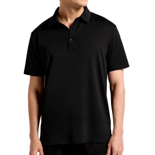 Camisa Hering Polo Masculino Malha Tech Lzjh Preto