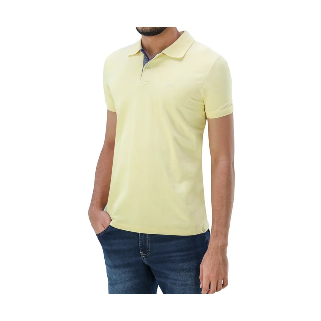 Camisa Ogochi Polo Masc Mm 83% Algodao 7001001 Amarelo