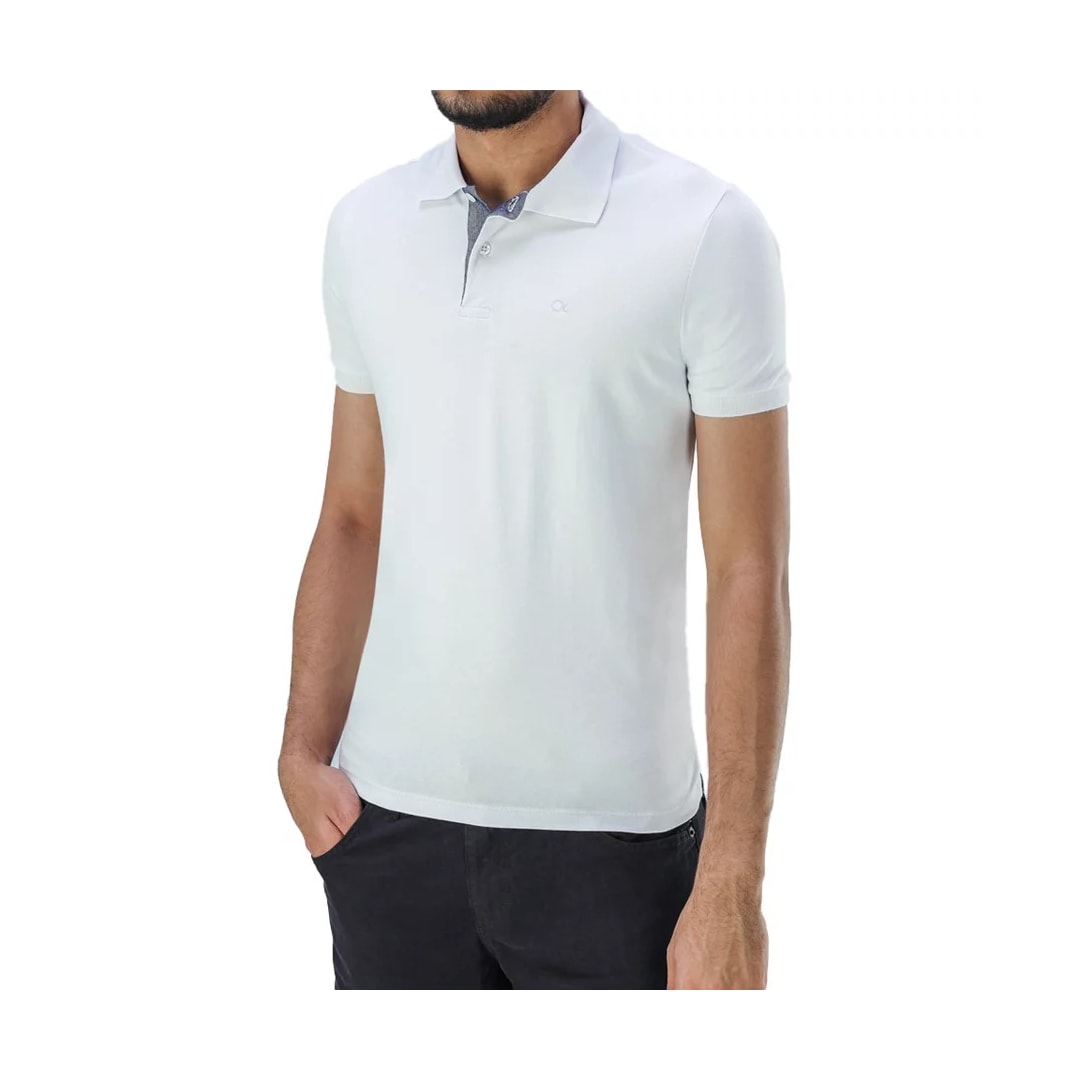 Camisa Ogochi Polo Masc Mm 83% Algodao 7001001 Branco
