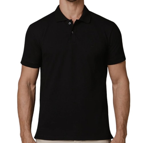 Camisa Podium Polo Sem Bolso Pc1497 Preto