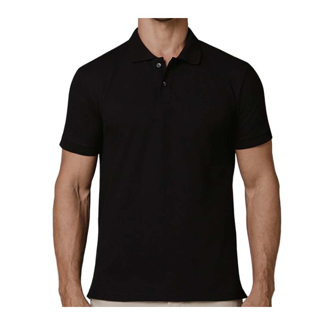 Camisa Podium Polo Sem Bolso Pc1497 Preto Camisa Podium Polo Sem Bolso Pc1497 Preto