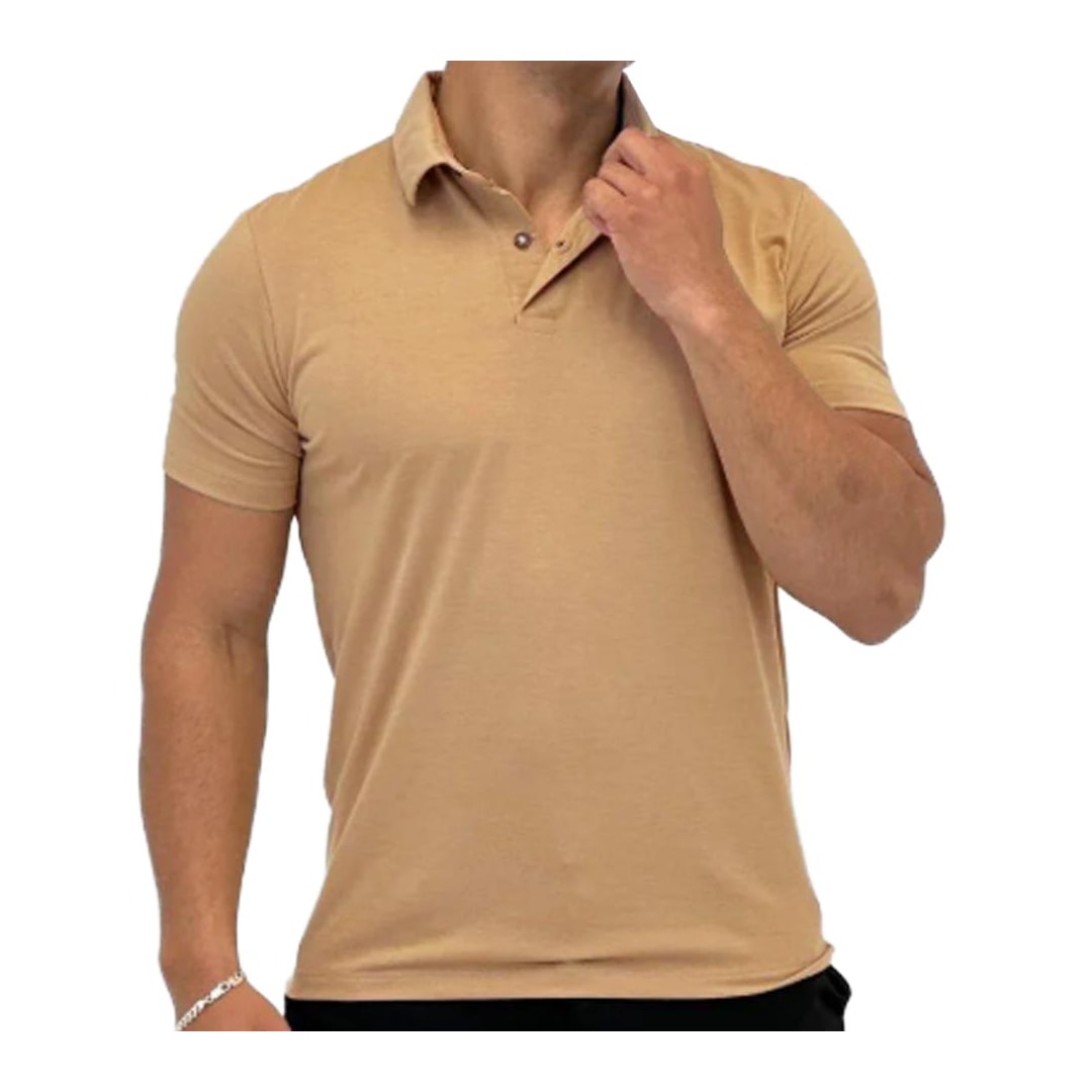 Camisa Sallo Gola Polo Sem Bolso 1142 Amber
