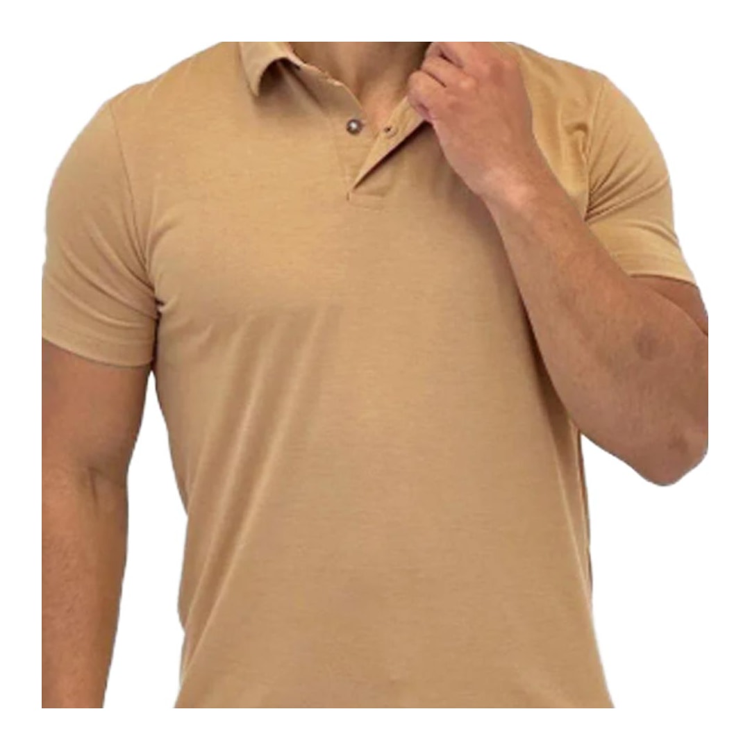 Camisa Sallo Gola Polo Sem Bolso 1142 Amber