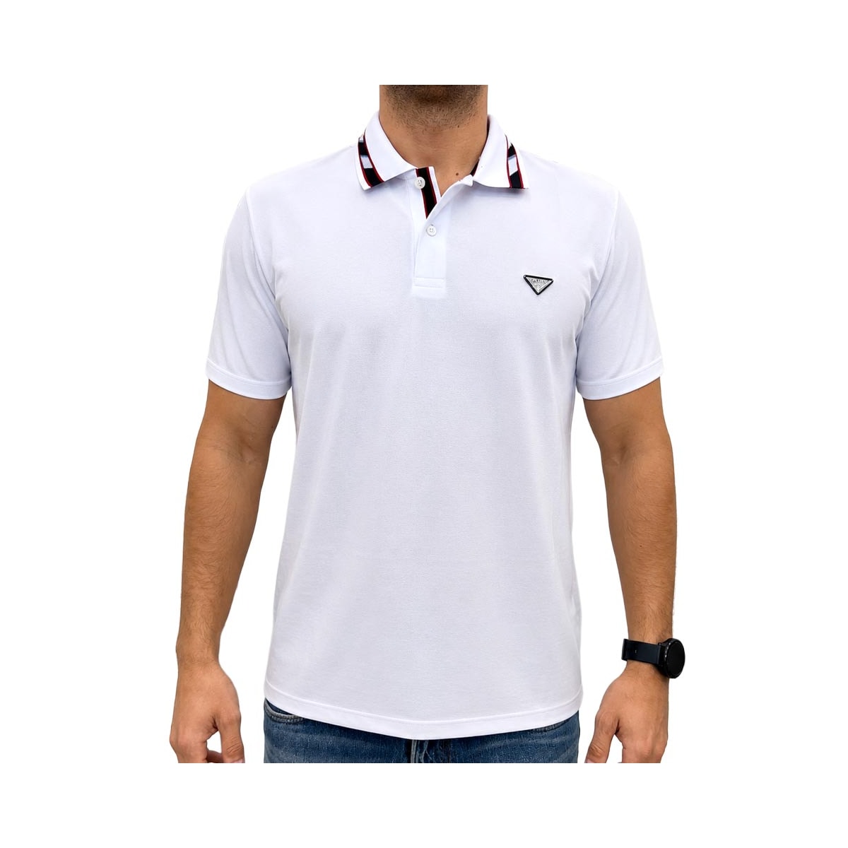 Camisa Sallo Polo Piquet Pérgula 10300013 Branco