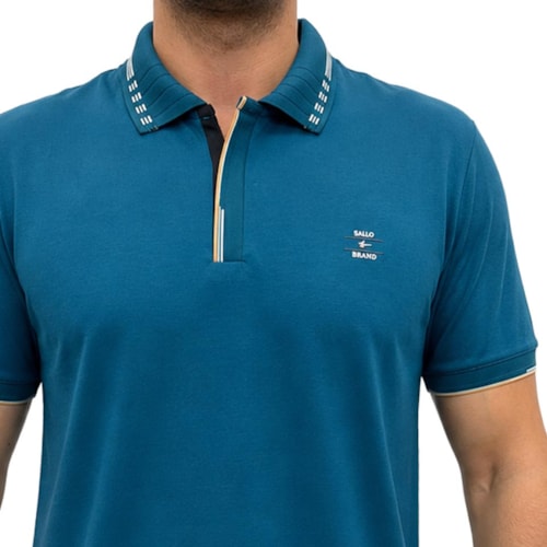 Detalhe - Camisa Sallo Polo Piquet Pérgula 10300025 Submarine
