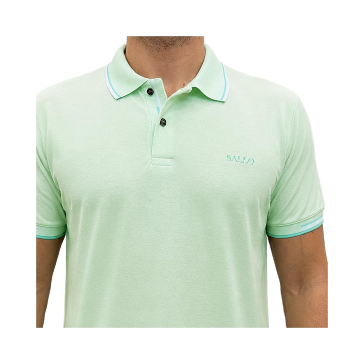 Camisa Sallo Polo Piquet Pérgula 10308381 Caribe Camisa Sallo Polo Piquet Pérgula 10308381 Caribe