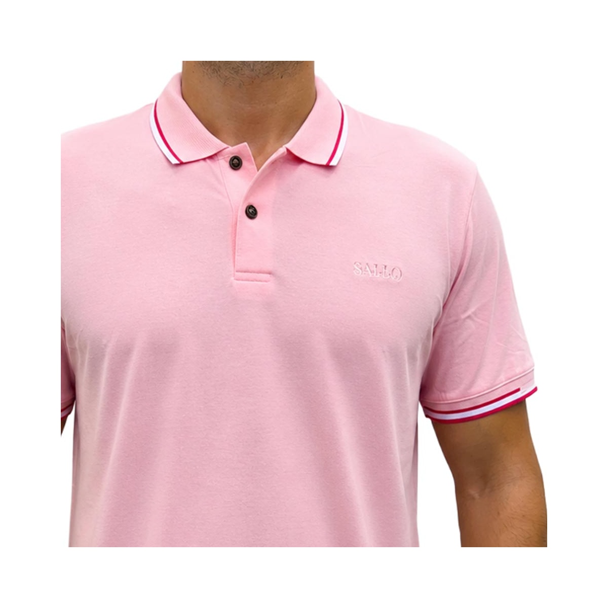 Camisa Sallo Polo Piquet Pérgula 10308381 Rosa Millenial