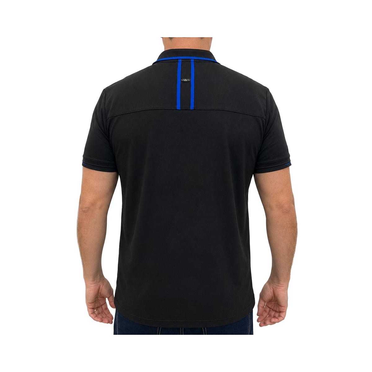 Camisa Sallo Polo Piquet Pérgula 2601 0044 Plus Preto Camisa Sallo Polo Piquet Pérgula 2601 0044 Plus Preto