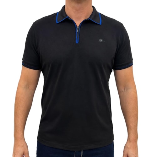 Camisa Sallo Polo Piquet Pérgula 2601 0044 Preto