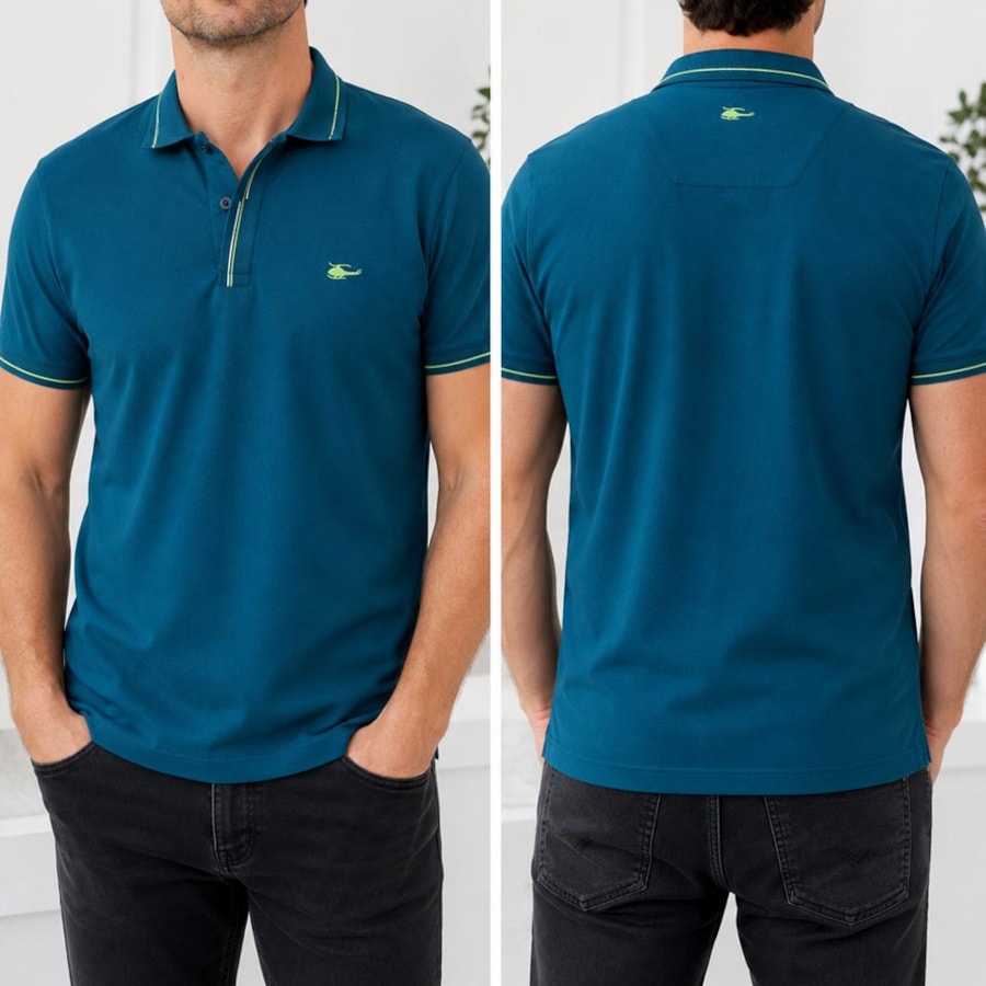 Camisa Sallo Polo Piquet Pergula Sem Bolso 0023 Submarine Camisa Sallo Polo Piquet Pergula Sem Bolso 0023 Submarine
