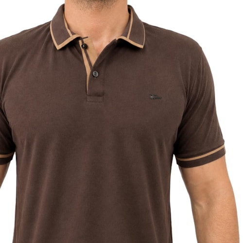 Detalhe - Camisa Sallo Polo Sem Bolso 0057 Expresso
