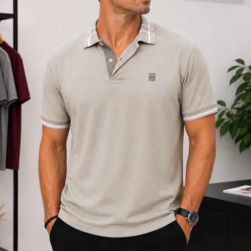 Camisa Sallo Polo Sem Bolso 0060 Shark