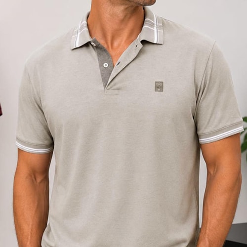 Detalhe - Camisa Sallo Polo Sem Bolso 0060 Shark